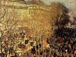 Бульвар капуцинок в Париже (Клод Моне)