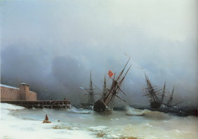 Сигнал бури (И.К. Айвазовский, 1851 г.)