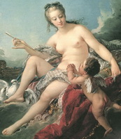Венера, обезоруживающая Купидона (Ф. Буше)