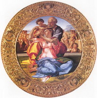 Святое семейство (Микеланджело, около 1505 г.)