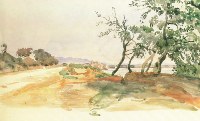 Итальянский пейзаж 1840- 1850 гг. Александр Андреевич Иванов 1806