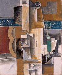 Гитара и скрипка (П. Пикассо, 1912 г.)