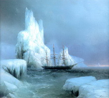 Ледяные горы (И.К. Айвазовский, 1870 г.)