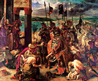 Взятие Константинополя крестоносцами (Э. Делакруа)